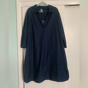 Plus Size Denim Dress